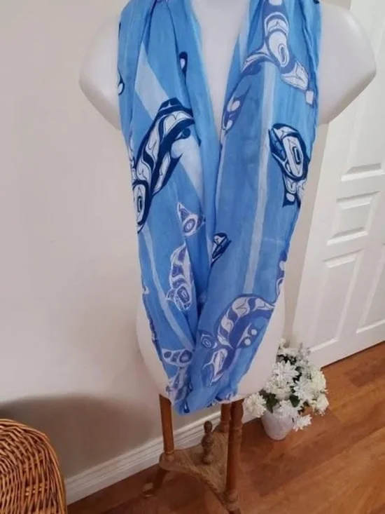 Native Northwest Infinity BAMBOO Scarf - Picture 2 of 5